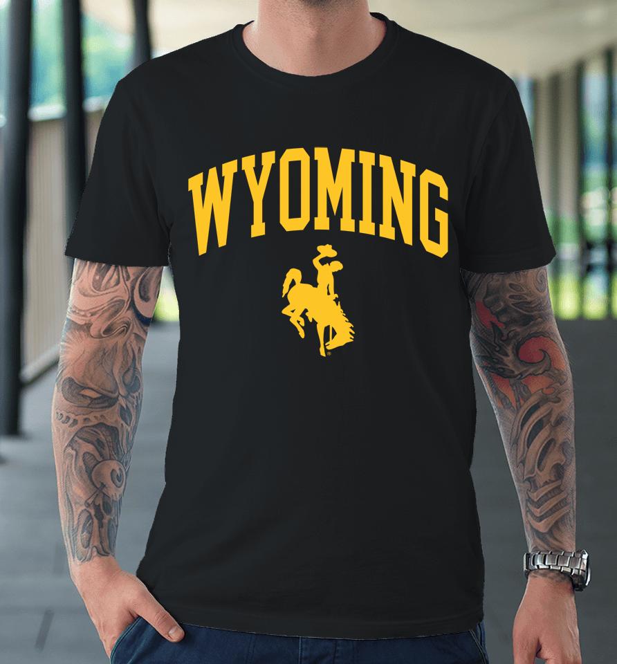Brown And Gold Outlet Wyoming Cowboys Traditional Premium T-Shirt