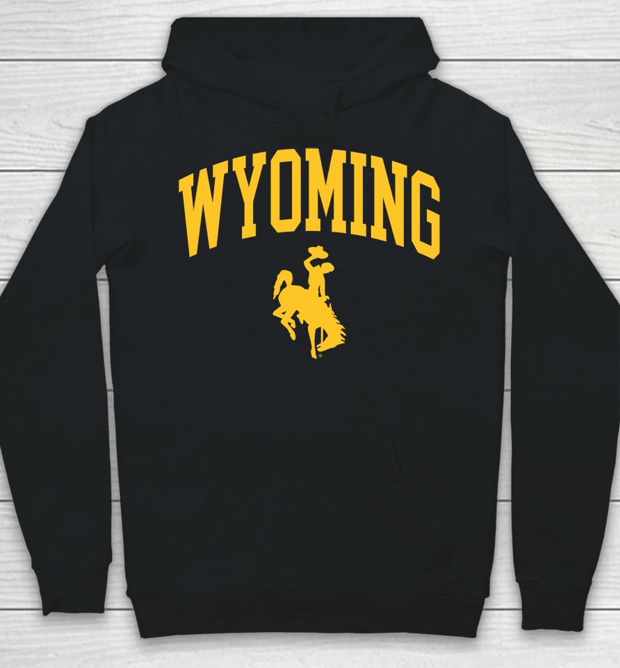 Brown And Gold Outlet Wyoming Cowboys Traditional Hoodie