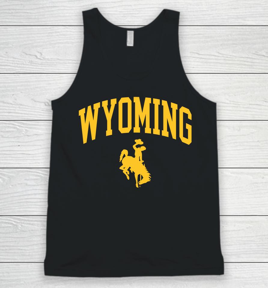 Brown And Gold Outlet Wyoming Cowboys Traditional Unisex Tank Top