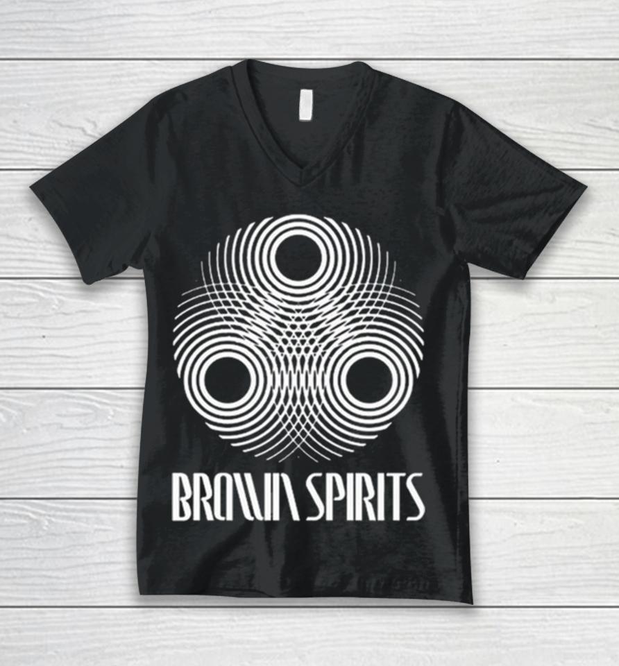 Brown Spirits Unisex V-Neck T-Shirt