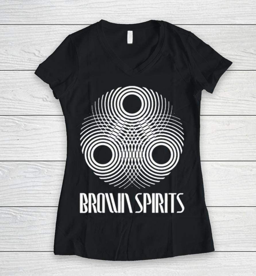 Brown Spirits Women V-Neck T-Shirt