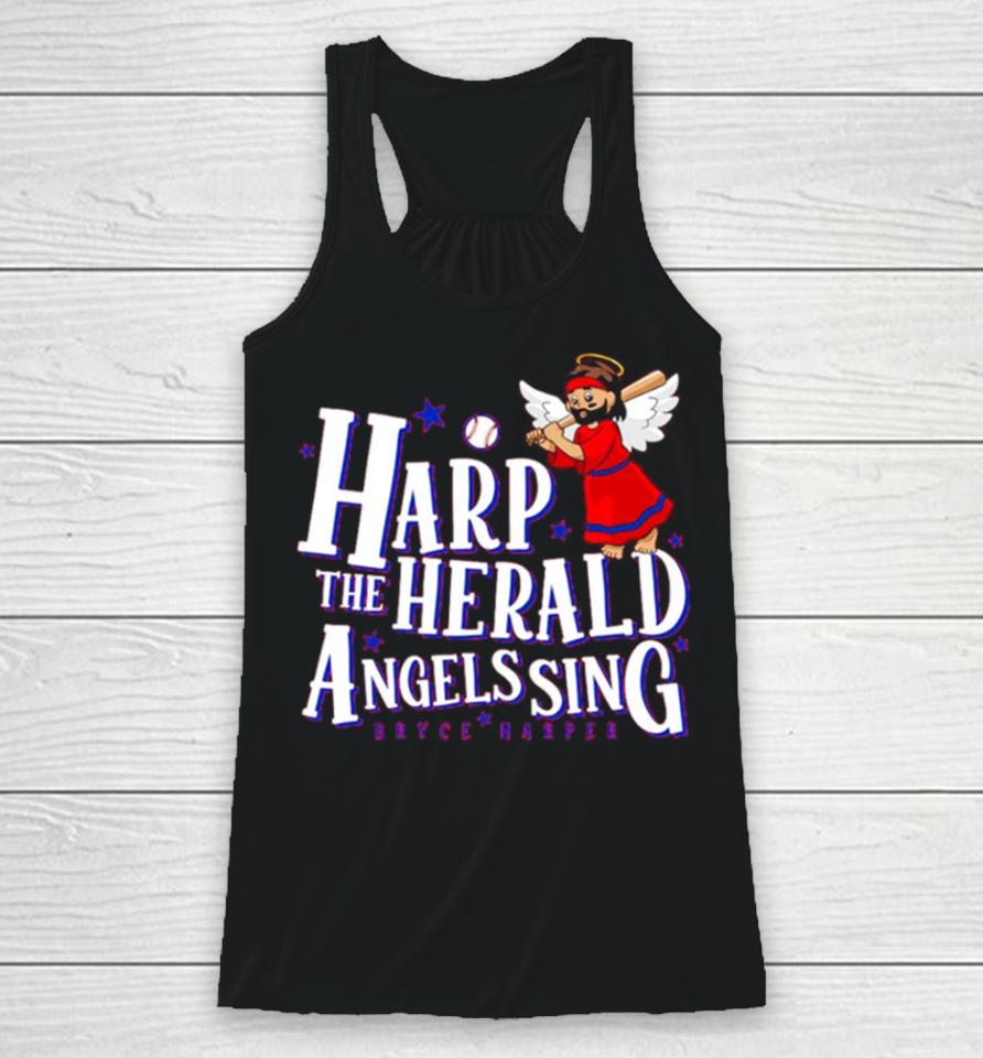 Bryce Harper Harp The Herald Angels Sing Racerback Tank