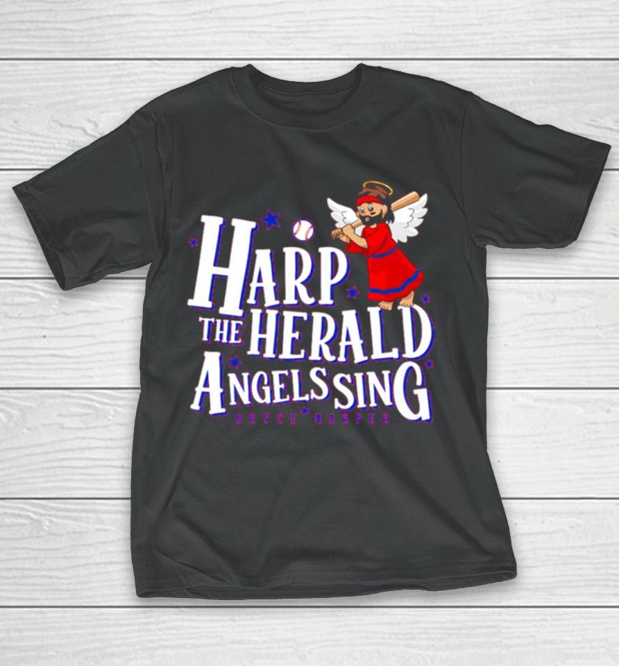 Bryce Harper Harp The Herald Angels Sing T-Shirt