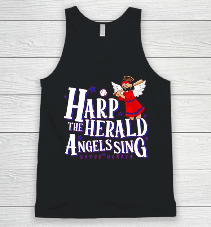 Bryce Harper Harp The Herald Angels Sing Unisex Tank Top