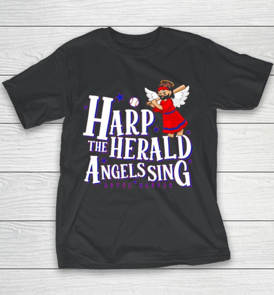 Bryce Harper Harp The Herald Angels Sing Youth T-Shirt