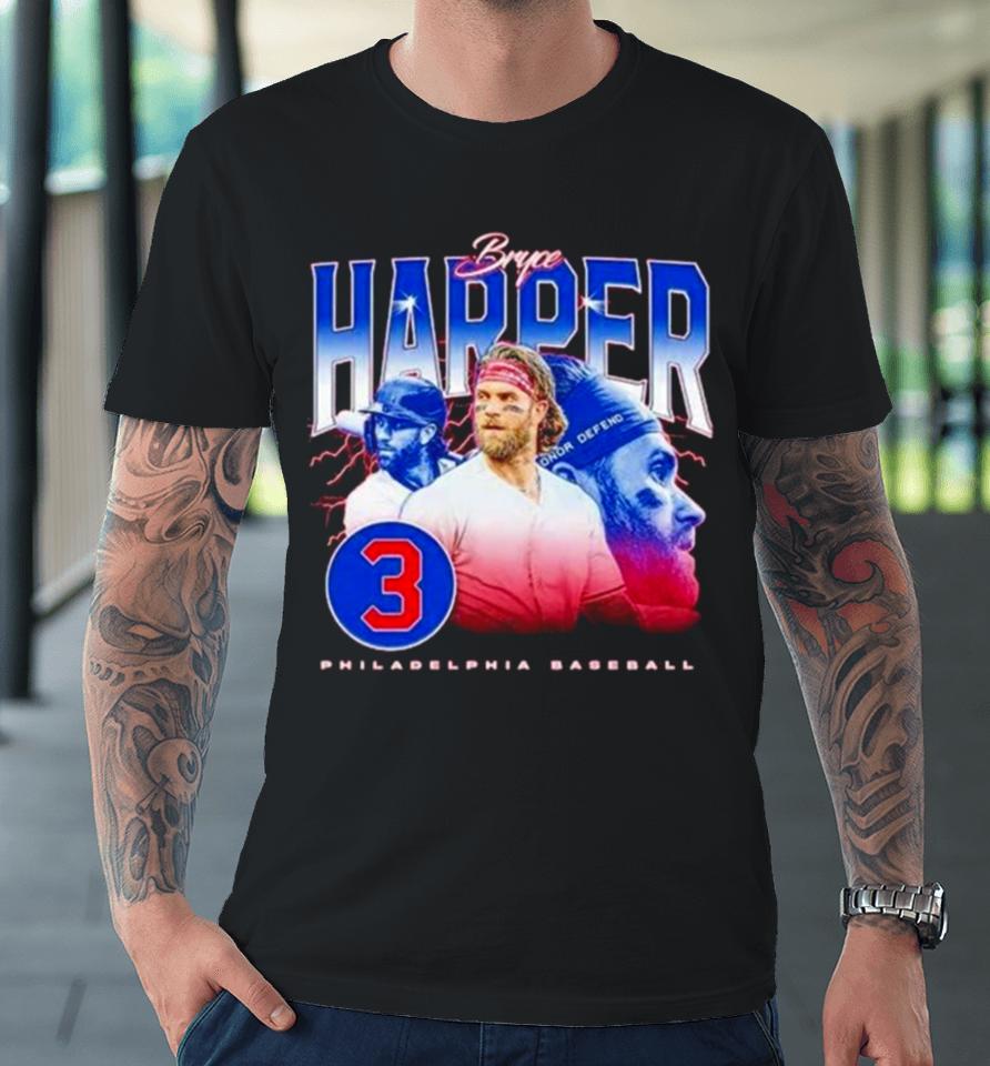 Bryce Harper Philadelphia Phillies Baseball Retro ’90S Premium T-Shirt