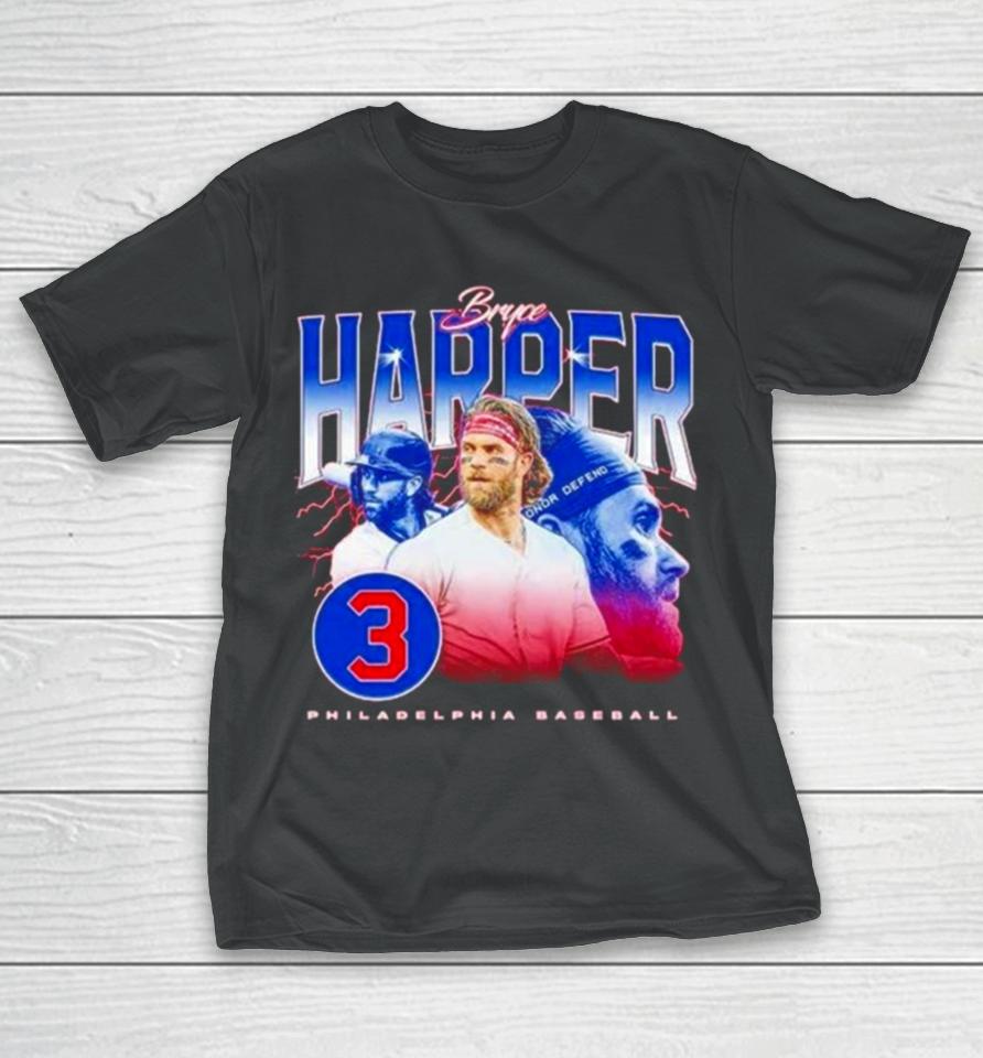 Bryce Harper Philadelphia Phillies Baseball Retro ’90S T-Shirt