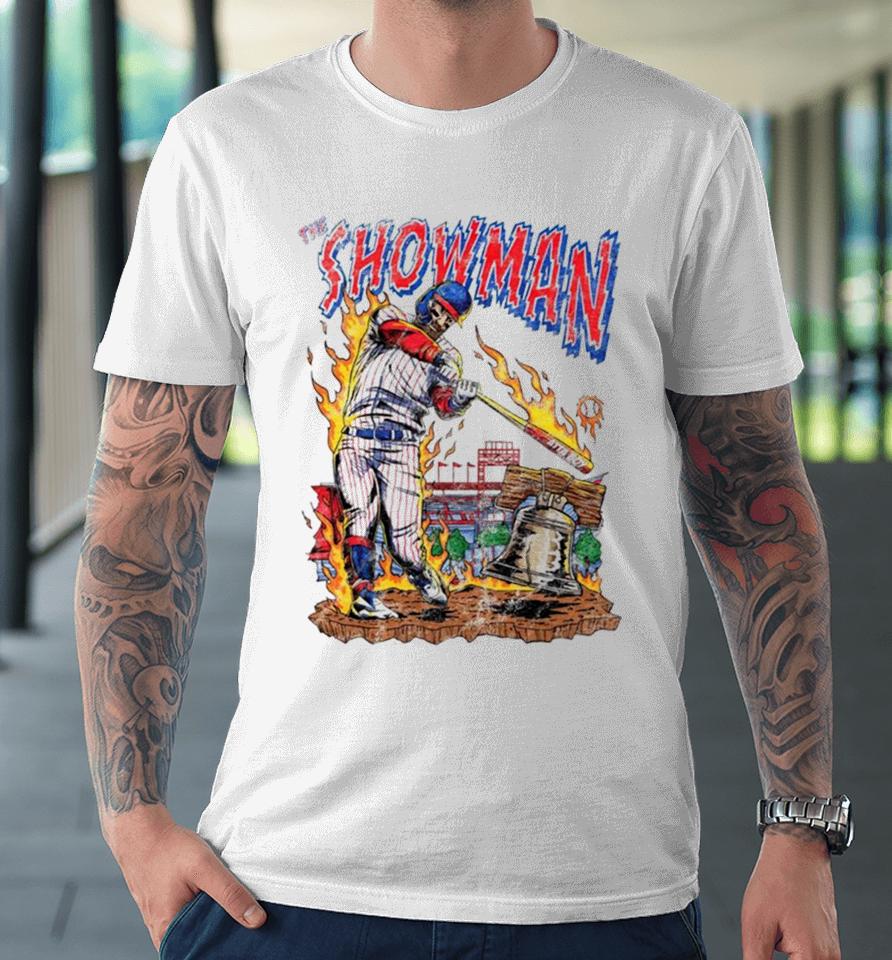 Bryce Harper Philadelphia Phillies The Showman Premium T-Shirt