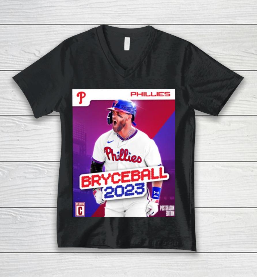 Bryce Harper Phillies Bryceball 2023 Unisex V-Neck T-Shirt