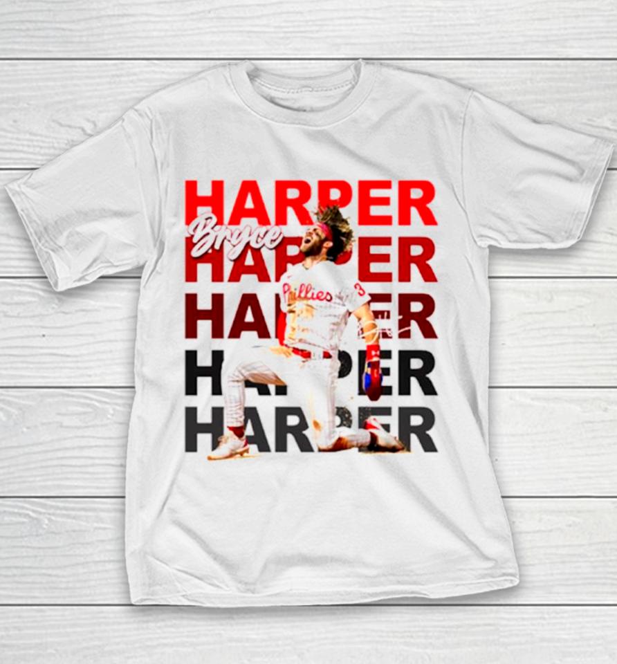 Bryce Harper Phillies Fans Signature Youth T-Shirt