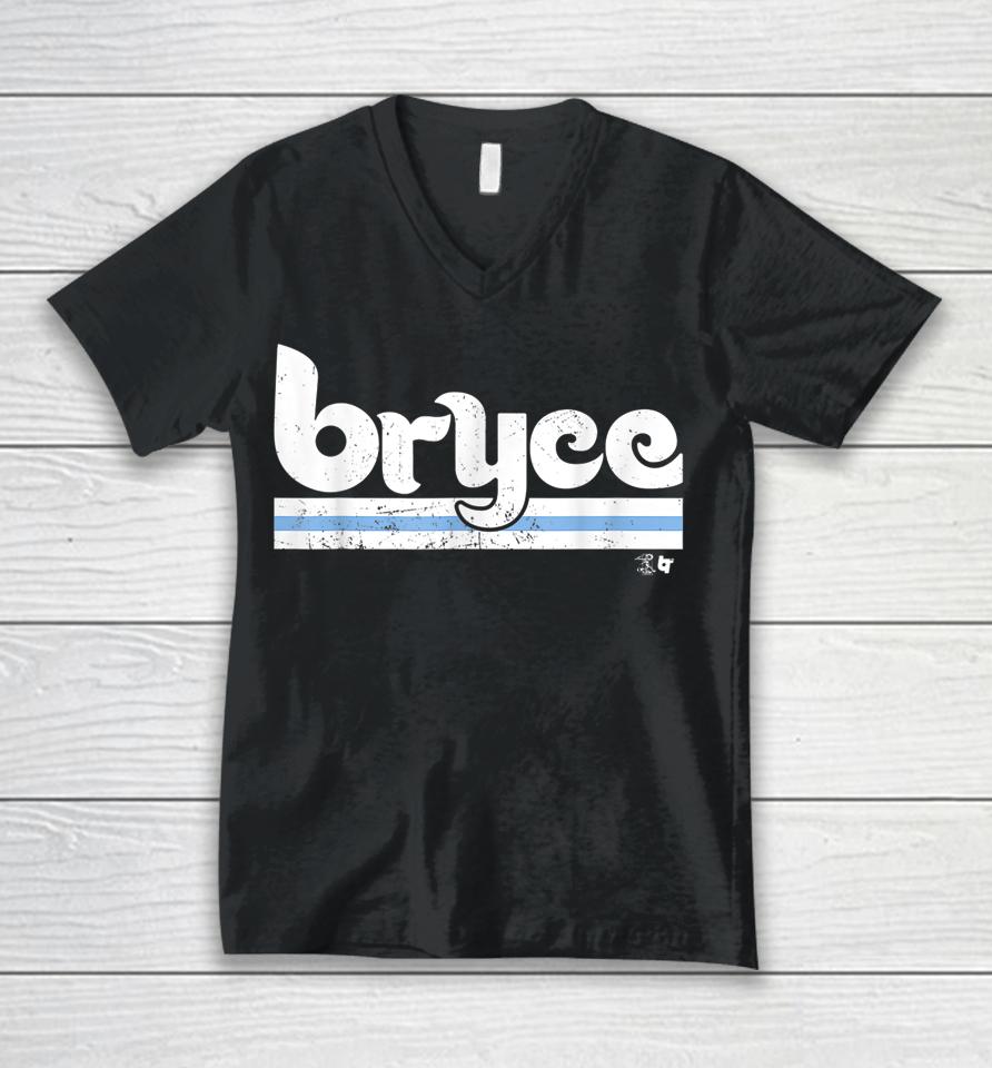 Bryce Harper- Philly Bryce - Philadelphia Baseball Unisex V-Neck T-Shirt