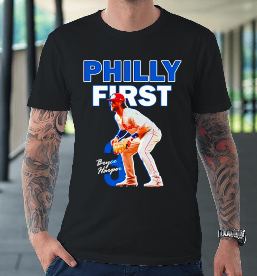 Bryce Harper Philly First Signature Premium T-Shirt