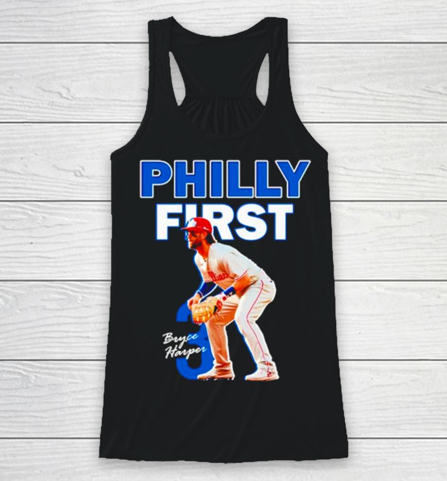 Bryce Harper Philly First Signature Racerback Tank