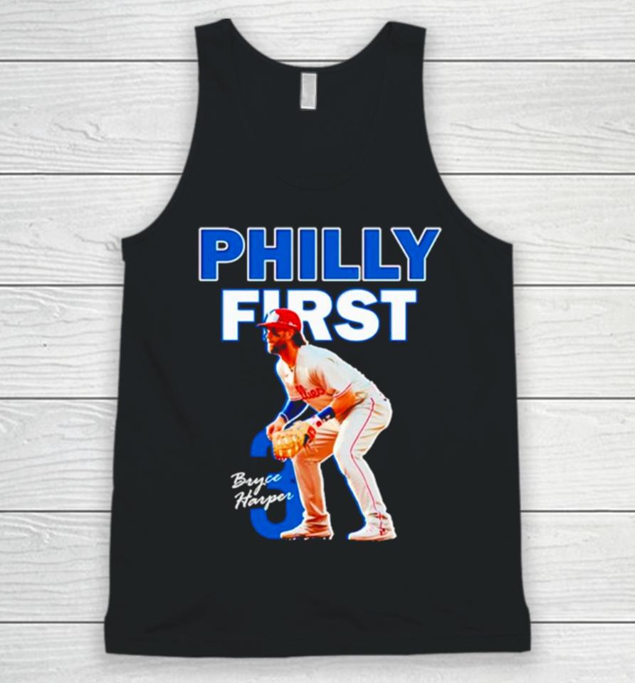 Bryce Harper Philly First Signature Unisex Tank Top