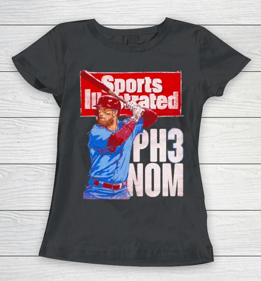 Bryce Harper Sports Illustrated &Amp; Philadelphia Ph3Nom Women T-Shirt