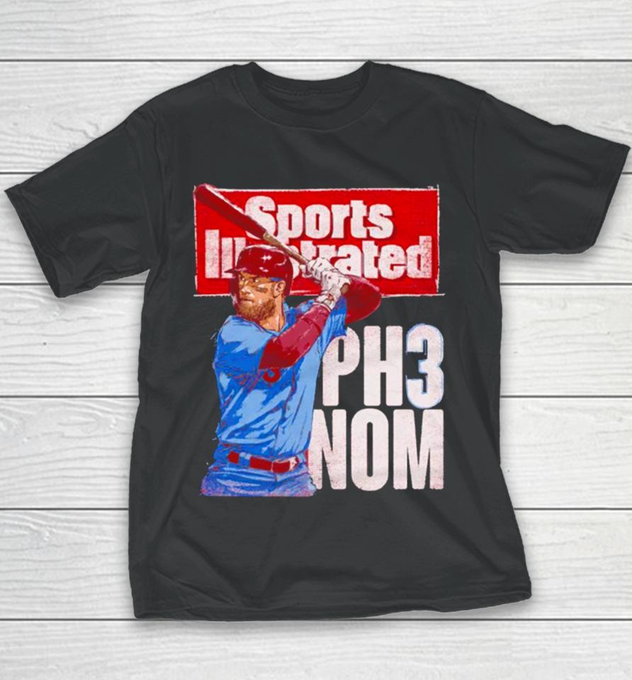 Bryce Harper Sports Illustrated &Amp; Philadelphia Ph3Nom Youth T-Shirt