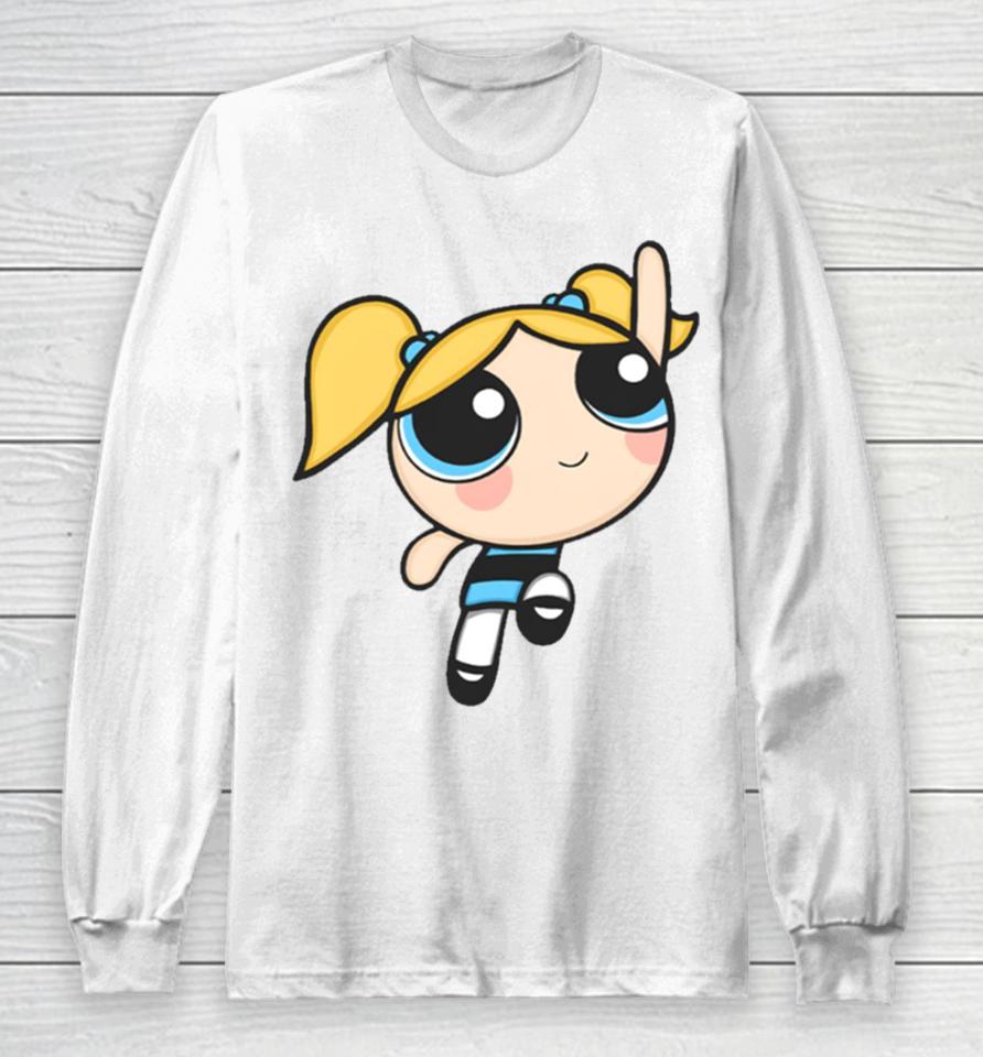 Bubbles Power Girl Chibi Long Sleeve T-Shirt