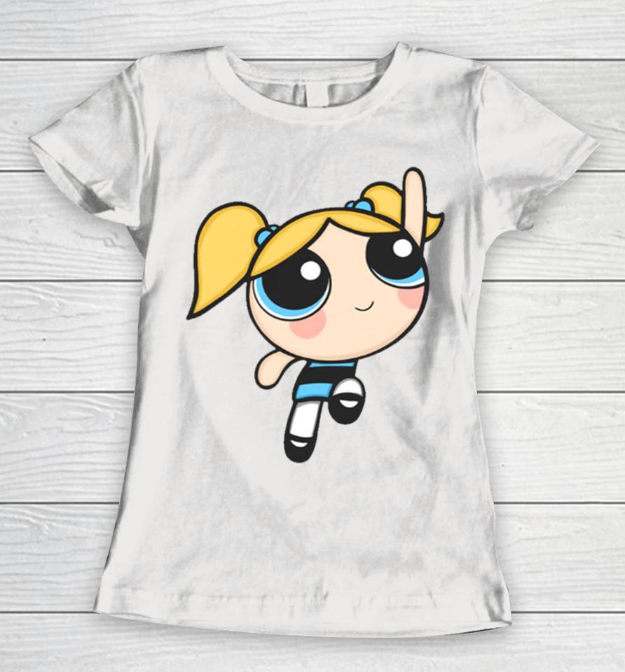 Bubbles Power Girl Chibi Women T-Shirt