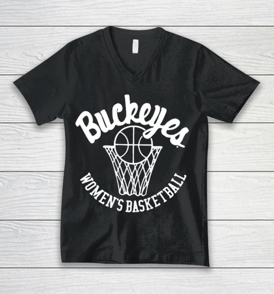 Buckeyes Women’s Basketball Unisex V-Neck T-Shirt