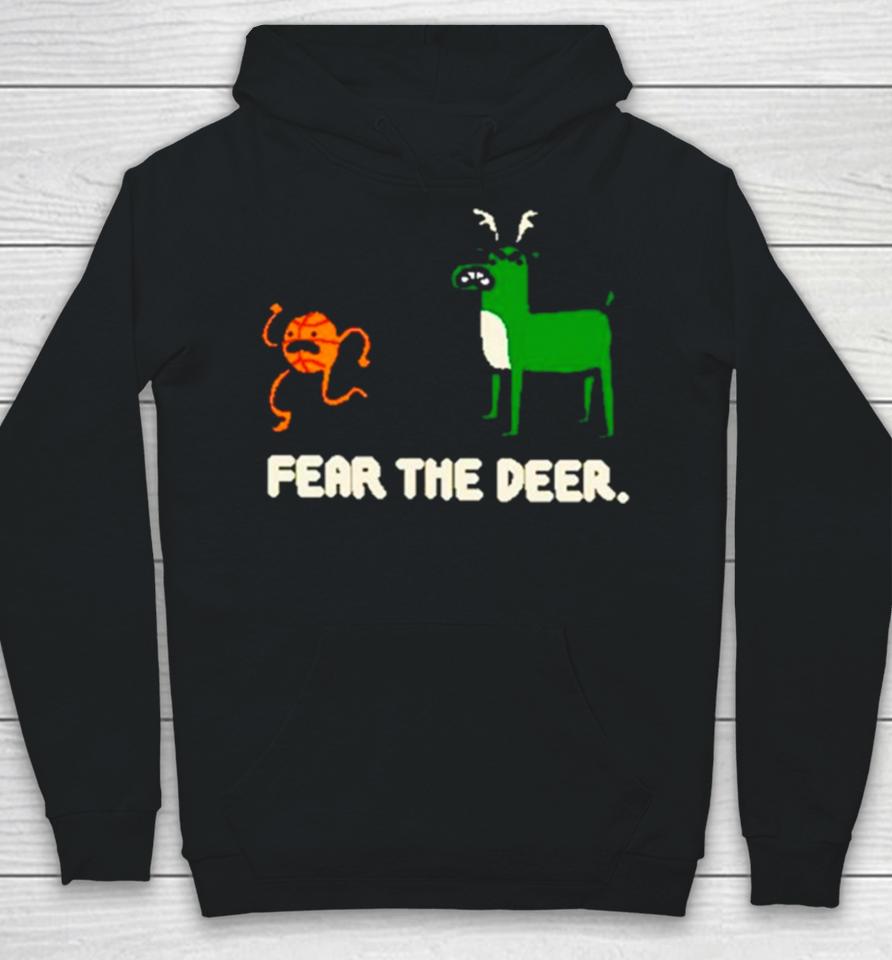 Bucks Basketball 2024 Fear The Deer Hoodie
