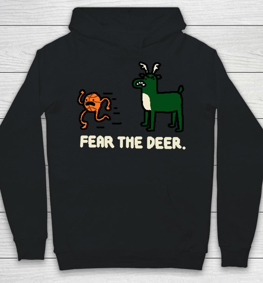 Bucks Vs Nbapaint 2024 Fear The Deer Hoodie
