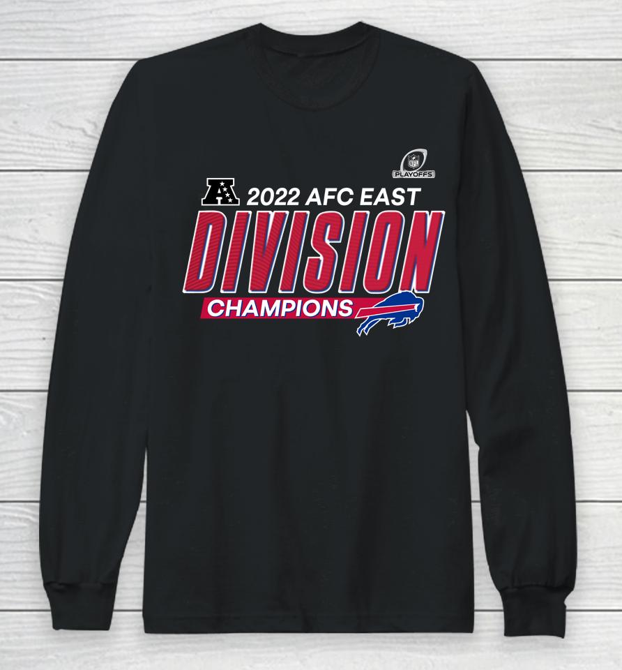 Buffalo Bills 2022 Afc East Champions Long Sleeve T-Shirt