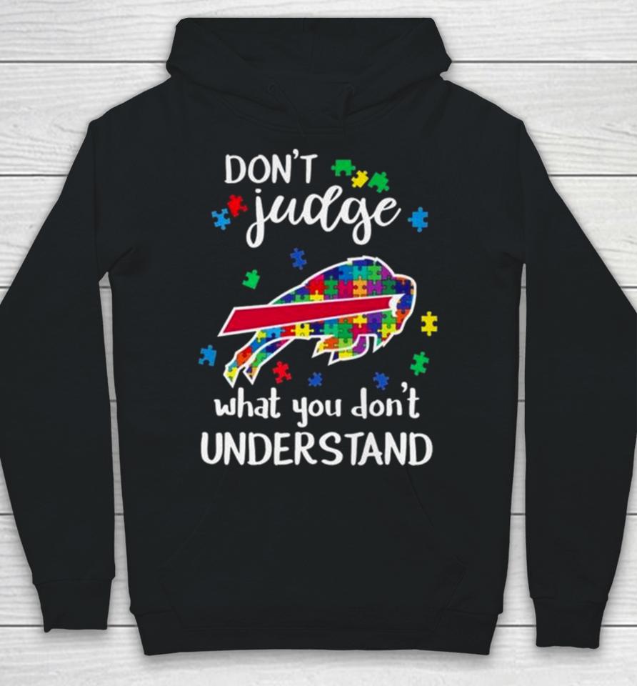 Buffalo Bills Autism Don’t Judge What You Don’t Understand Hoodie