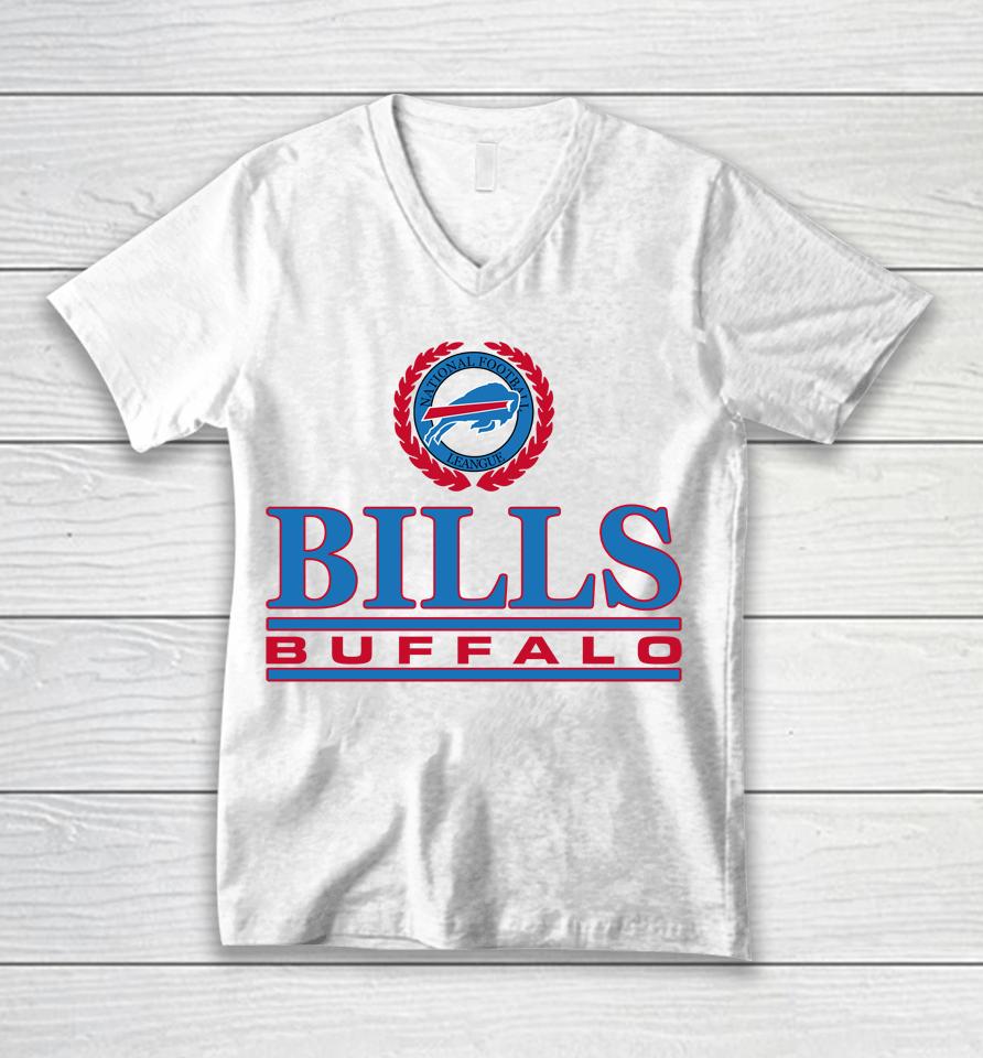 Buffalo Bills Crest Nfl Unisex V-Neck T-Shirt
