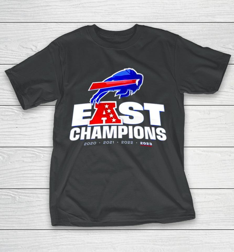 Buffalo Bills East Champions 2020 2021 2022 2023 Logo T-Shirt