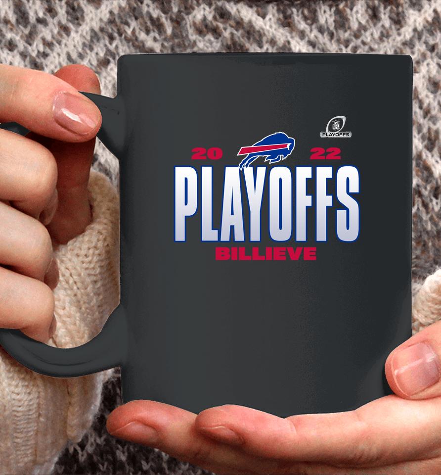 Buffalo Bills Fanatics 2022 Nfl Playoffs Champion Our Time Black Coffee Mug