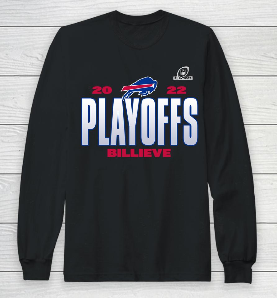 Buffalo Bills Fanatics 2022 Nfl Playoffs Champion Our Time Black Long Sleeve T-Shirt