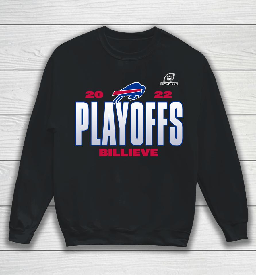 Buffalo Bills Fanatics 2022 Nfl Playoffs Champion Our Time Black Sweatshirt