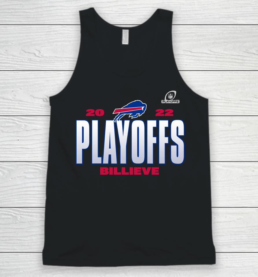 Buffalo Bills Fanatics 2022 Nfl Playoffs Champion Our Time Black Unisex Tank Top