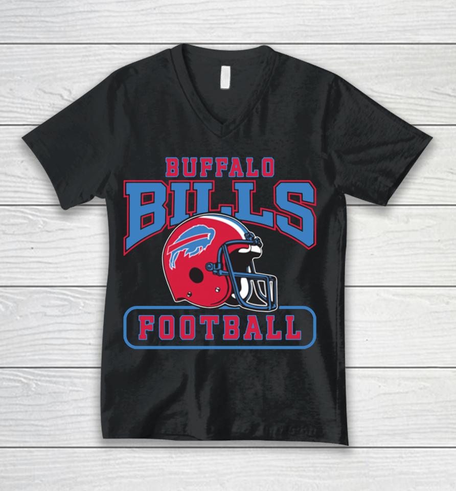 Buffalo Bills Football Platform Franklin Throwback Unisex V-Neck T-Shirt