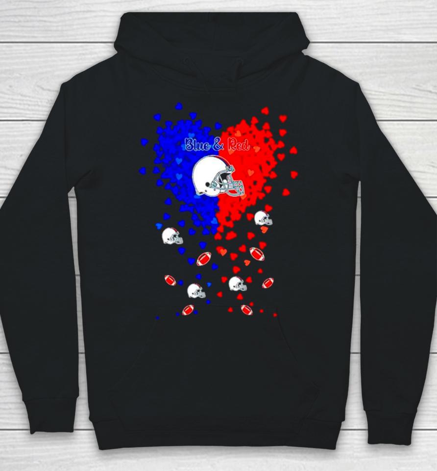 Buffalo Bills Football Royal Blue And Red In My Heart Hoodie