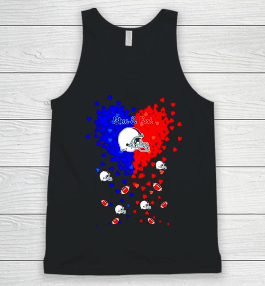 Buffalo Bills Football Royal Blue And Red In My Heart Unisex Tank Top