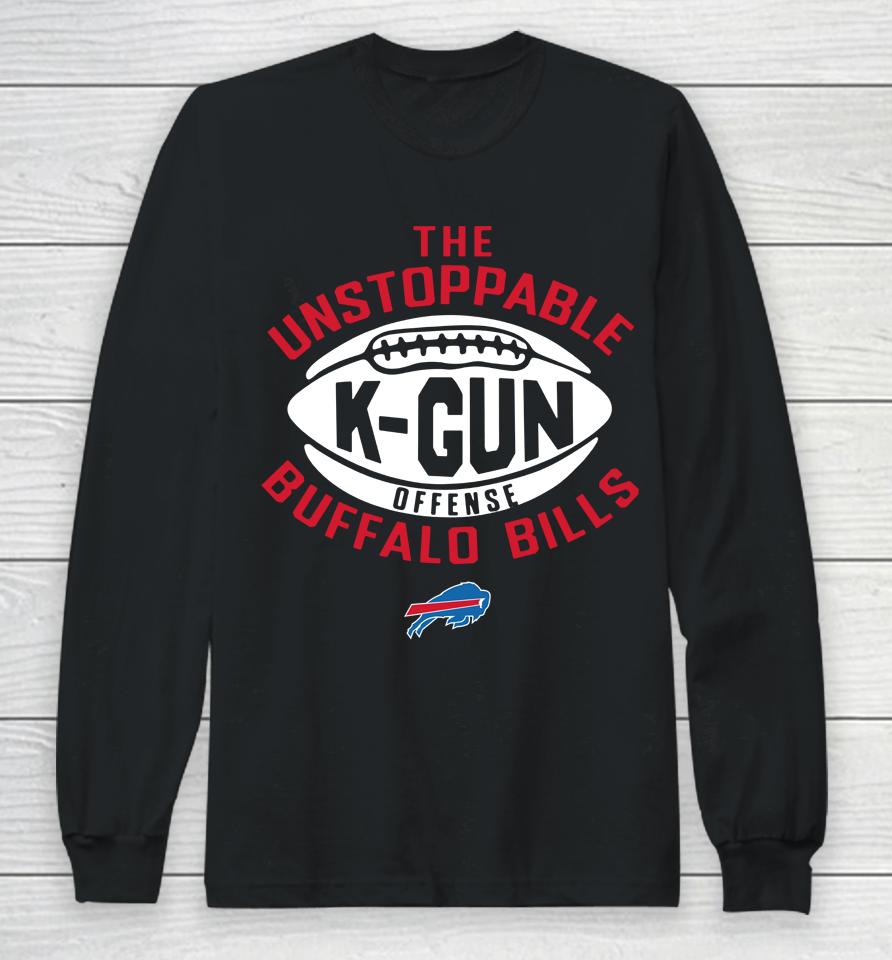 Buffalo Bills Homage The Unstoppable K-Gun Offense Long Sleeve T-Shirt