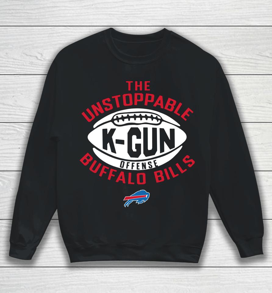Buffalo Bills Homage The Unstoppable K-Gun Offense Sweatshirt