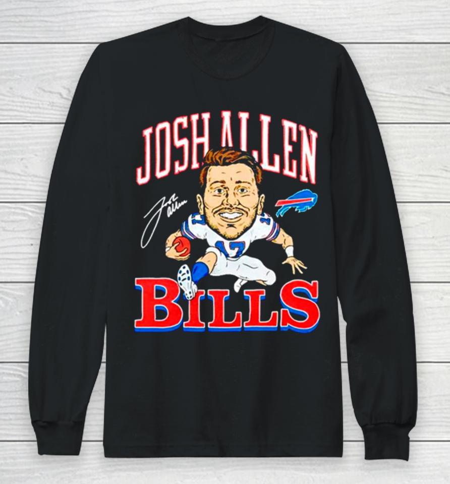 Buffalo Bills Josh Allen Signature Long Sleeve T-Shirt