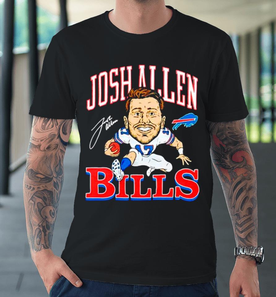 Buffalo Bills Josh Allen Signature Premium T-Shirt