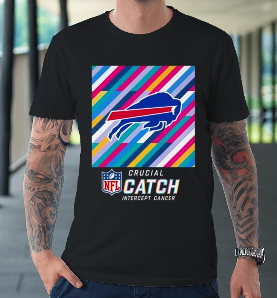 Buffalo Bills Nfl Crucial Catch Intercept Cancer Premium T-Shirt