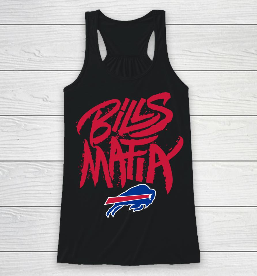 Buffalo Bills Nfl Shop Bills Mafia Iconic Hometown Graphic Racerback Tank