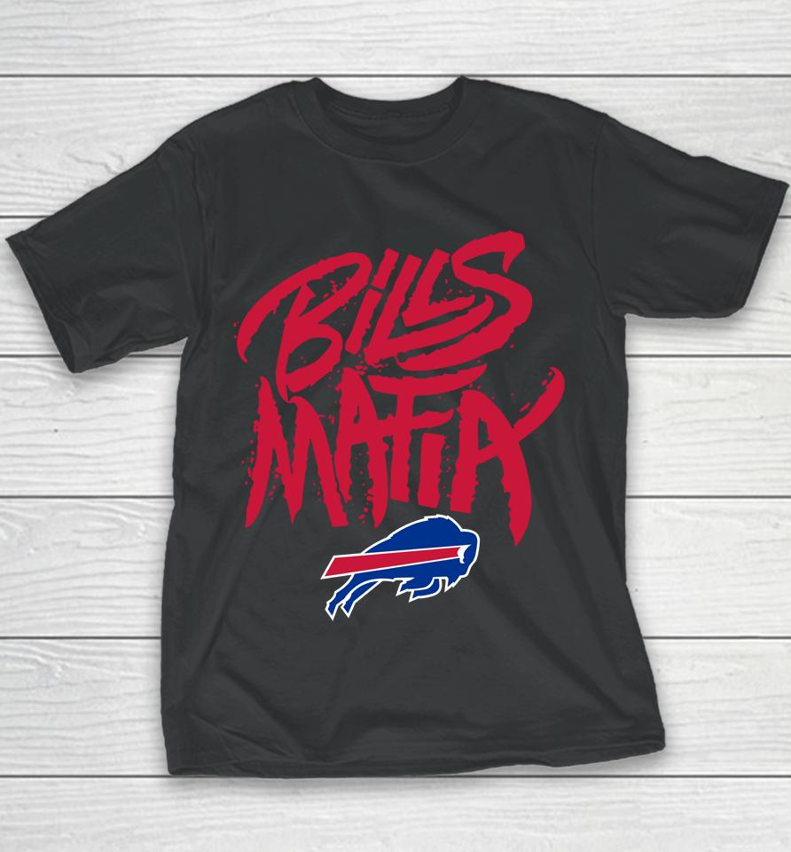 Buffalo Bills Nfl Shop Bills Mafia Iconic Hometown Graphic Youth T-Shirt