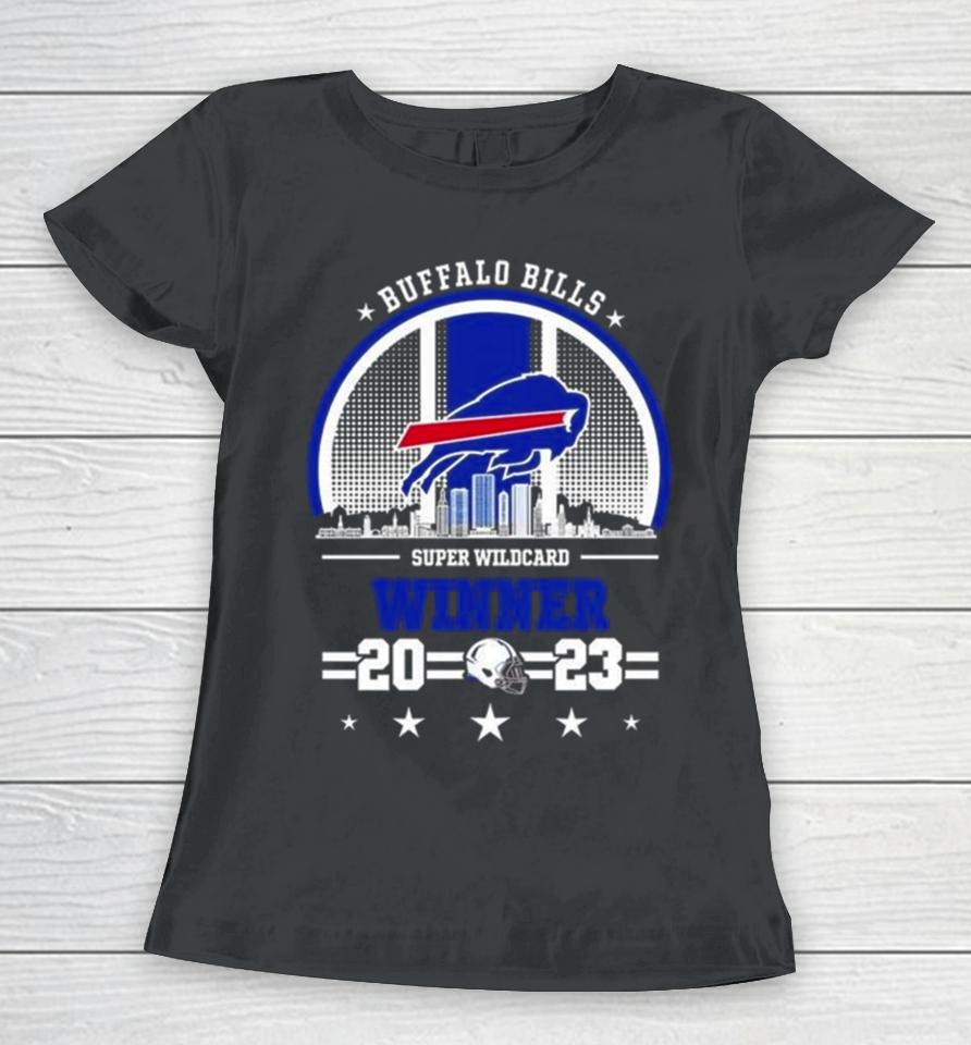 Buffalo Bills Super Wild Card Winner Nfl Playoff Season 2023 2024 Women T-Shirt