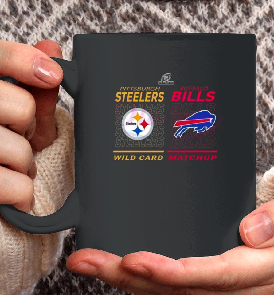 Buffalo Bills Vs Pittsburgh Steelers Nfl Playoffs 2024 Wild Card Matchup Coffee Mug