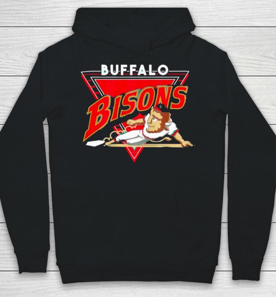 Buffalo Bisons Mascot Vintage Hoodie