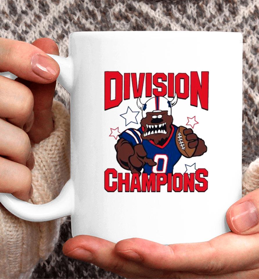 Buffalo Helmet Football Victory Star Buffalo Bills Division Champions Coffee Mug