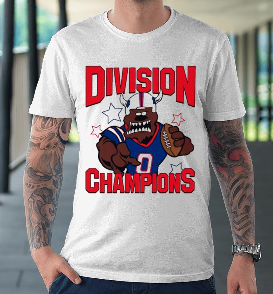 Buffalo Helmet Football Victory Star Buffalo Bills Division Champions Premium T-Shirt