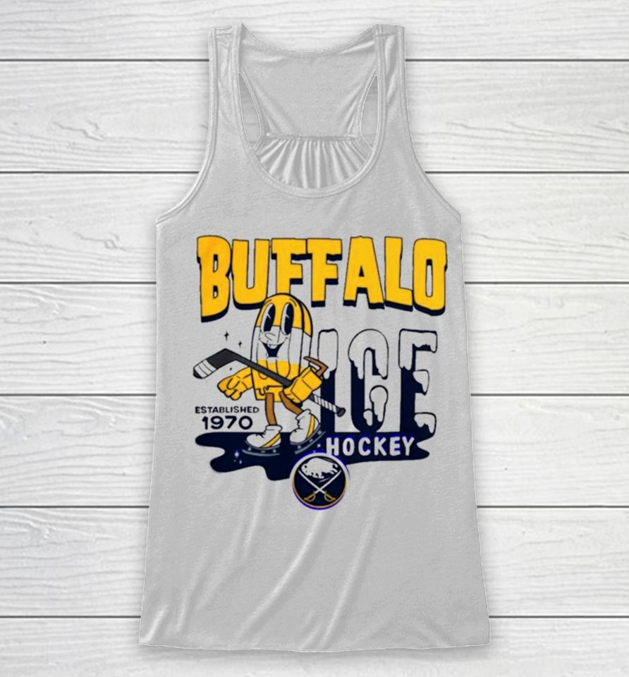 Buffalo Sabres Mitchell And Ness Gray Popsicle Racerback Tank