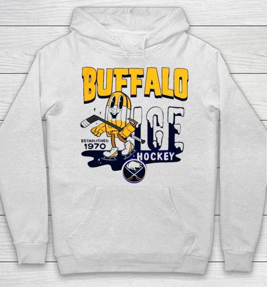 Buffalo Sabres Mitchell And Ness Gray Popsicle Hoodie